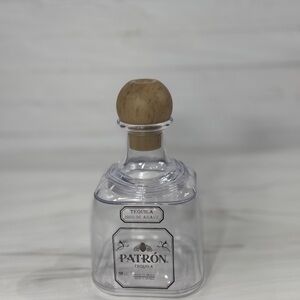 Patrón Tequila Bottle with Wooden Cap